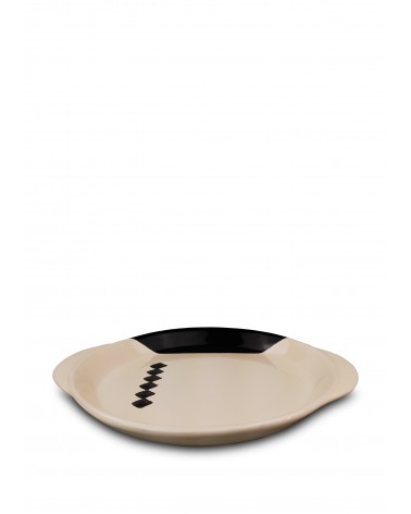 VASSOIO TONDO KIASMO DECORO QUADRI